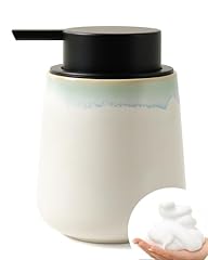 White With Blue-green Rim Foam Dispenser