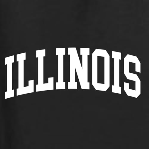 Wild Bobby State of Illinois College Style Fashion Unisex Crewneck Sweatshirt2
