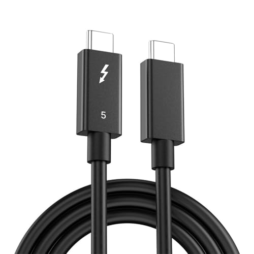 QMQJIA 120Gbps Thunderbolt5 Cable Enables 8K 60Hz Double Display and Up to 540Hz Refreshes Rate for Multiple Screen Needs