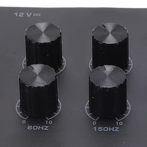 Ecualizador de sonido de 7 bandas con entrada de jack de auriculares de 3,5 mm y circuito TL074 para ajuste de agudos y graves en sistemas de audio para auto y hogar (enchufe estadounidense) miniatura 5