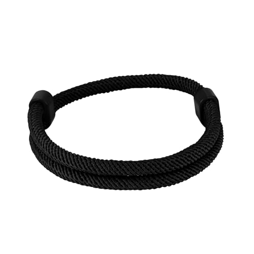TempBeau Bracciale da surfista da uomo, in corda nautica, realizzato a mano, in paracord, per uomini e donne, con corda nautica, regolabile, Verstellbar