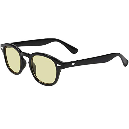 Image of Bestum Inspired Square Sunglasses With Rivets Tinted Lens UV400
