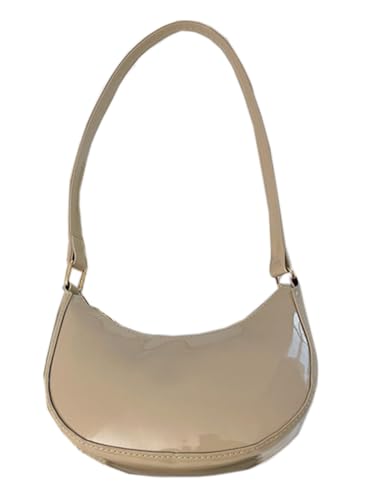 Image of Patent Leather Evening Purse Shiny Clutch MINI Hobos Armpit Shoulder Bag