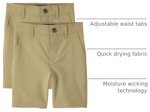 Image of The Children's Place boys Quick Dry Chino Shorts
