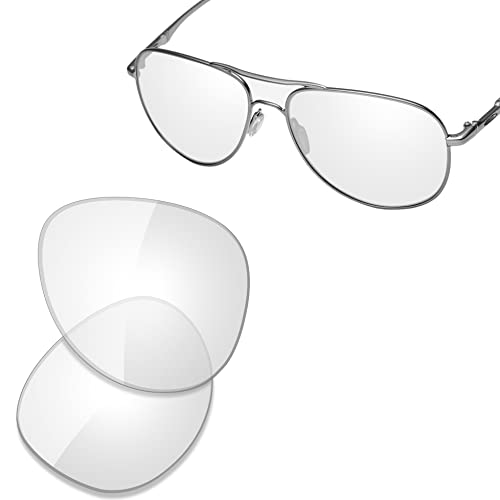 Image of SAUCER Premium Replacement Lenses & Nosepads for Oakley Elmont M OO4119 | UV400 Protection, Anti-Scratch, Precise Fit
