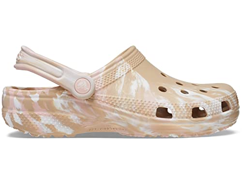Image of Crocs Unisex Adult Classic Clog 206867-2YA Chai /Pink Rose M3W5