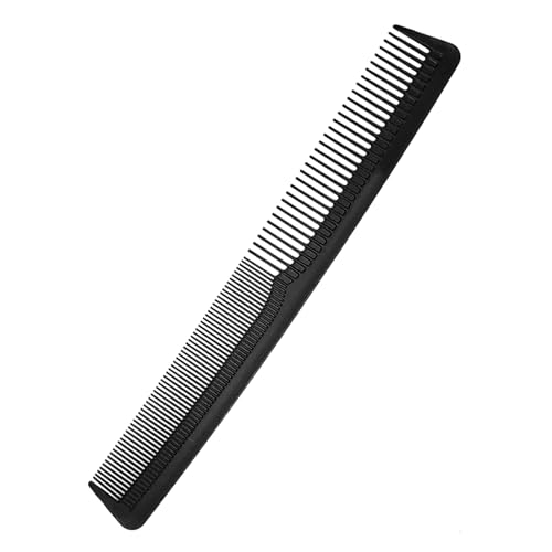 Men’s Hair Comb, Shatterproof Premium Carbon Comb, Anti-Static Fine Hair Comb for Hair Cutting, Hairdressing Comb for Men and Women