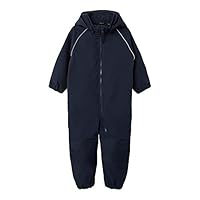 NAME IT Jungen Nmnalfa Solid Fo Noos Softshell Suit Regenanzug, Dark Sapphire, 98 EU