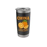 Funny China Design Puerto Rican Fruit Vibes Stainless Steel Insulated Tumbler