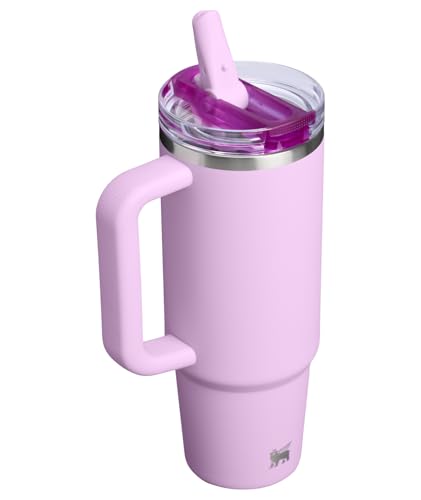 Image of STANLEY Quencher ProTour Flip Straw Tumbler with Leakproof Lid 30 oz | Built-In Straw & Handle | Cupholder Compatible for Travel | Insulated Stainless Steel Cup | BPA-Free | Soft Orchid