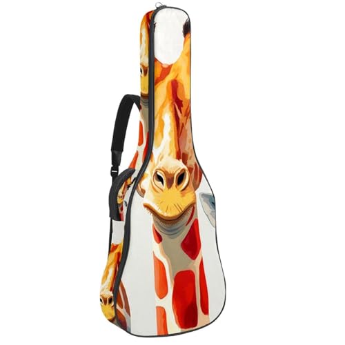 Housse de guitare étanche à poches multiples avec couche de protection antichoc