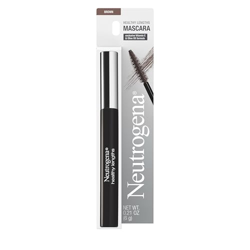 Neutrogena Healthy Lengths Mascara for Stronger, Longer Lashes, Clump-Free, Smudge Proof,...