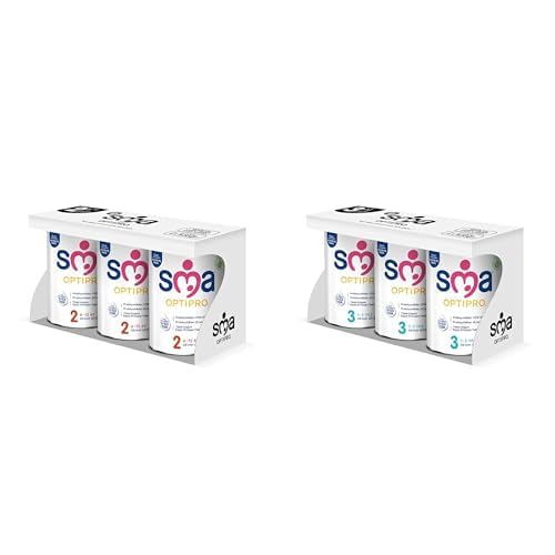 SMA Optipro devam sütü seti (6-12 ay ve 1-3 yaş, 3'lü x 800 g)