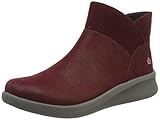 Lona Clarks Sillian2.0dusk, Botas Slouch para Mujer, Rojo Maroon, 42 EU