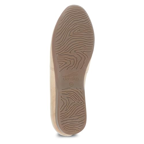 Image of Dansko Larisa Slip-On Flats for Women - Comfotable Flat Shoes with Arch Support - Versatile Casual to Dressy Footwear - Lightweight Rubber Outsole