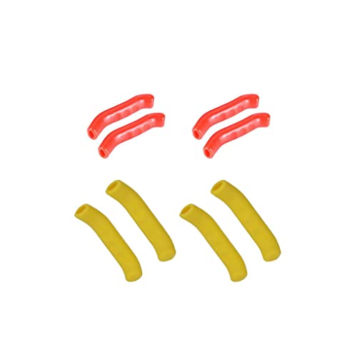 UIKEEYUIS 4 Juegos de 1 par de empuñaduras de palanca de freno de bicicleta protectores de mango funda extraíble Cover