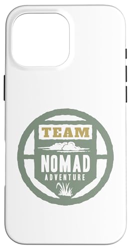 TEAM NOMAD ADVENTURE �T�[�N���G���u���� �A�E�g�h�A�T���Ɨp �X�}�z�P�[�X iPhone 16 Pro Max �p