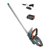 Gardena Akku-Heckenschere ComfortCut 60 18V P4A Ready-to-Use Set: Heckenschneider mit ergonomischem Griff und Anschlagschutz, geringes Gewicht für bessere Handhabung, inkl. 18V P4A Akku (14731-20)