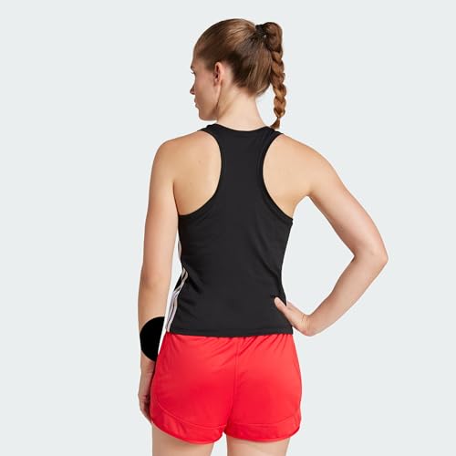 Adidas Damen Train Essentials 3-Stripes Workout Tank, Black/White, M – Ansicht 2