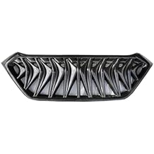 Racing Grill Compatible For Hyundai Tucson Grille Carbon Fiber 2015 2016 2017 2018 Front Bumper Grille Glossy Black Mesh Decorative StripPseudo carbon fiber