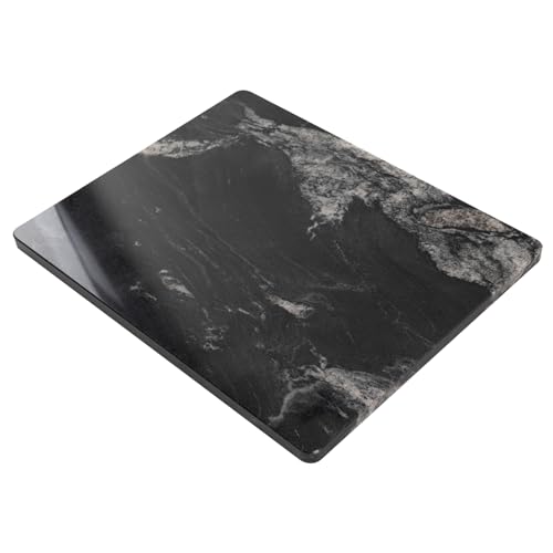 Tabla de cortar de mármol natural negra 50.8x40.64cm miniatura 1