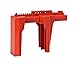 Brady Prinzing Ball Valve Lockout, Large, for 2"-8" Outside Pipe Diameter, Red