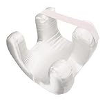 Flawless Face Pillow, Anti Wrinkle Ergonomic Back Sleep Training Pillow, Memory Foam, Anti Aging Beauty Pillow to Keep Straight for Home Salon (White)