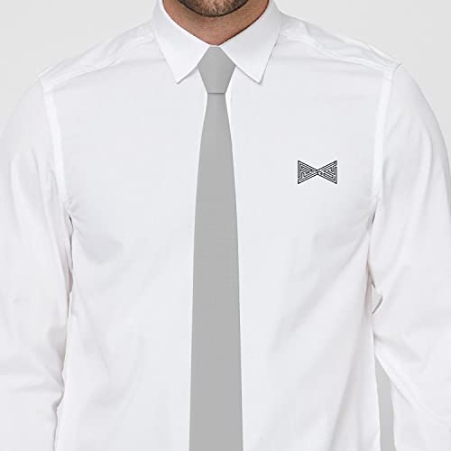 Image of Men's Oxford Matt Neckties Solid Color for Adults Tuxedo Classic Design, by Bow Tie Hosue