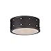 Maxim 25160OIAB Trestle Flush Mount, 2-Light 120 Total Watts, Oil Rubbed Bronze/Antique Brass
