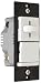 Legrand - Pass & Seymour LS600PWV Incandescent Single Pole Preset Slide Dimmer, 600-watt, White
