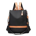 Backpack Purse for Women, Anti Theft Backpack Fashion Backpack Purse, Womens Backpack Purses Cute Backpack, Travel Backpacks Satchel Handbags Ladies Shoulder Bags Multi Purpose Design (Black)
