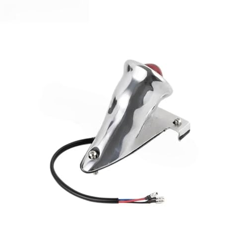 Feu arrière support chrome moto bobber custom chopper homologué