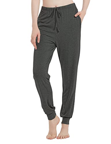 Image of GYS Women's Pajama Pants - Viscose Made from Bamboo, Joggers Pants with Pockets Comfy Lounge Sleep Pants Pj Bottoms