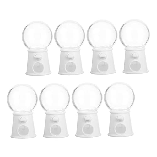 WEKAMOS 8 Piezas Mini Máquina Expendedora de Dulces Plástica para Dispensador de y Ligero Juguete Reutilizable para Diversión y Desarrollo Infantil