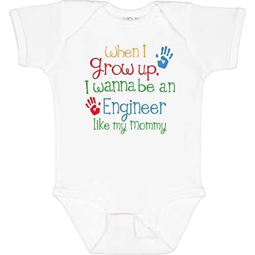 inktastic Engineer Like Mommy Baby Bodysuit