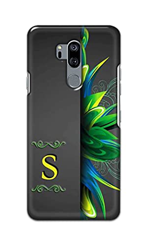 Image of Name II Initial II Letter Alphabet S Hard Back Case Cover for LG G7 ThinQ /LG G7 Plus, G710EM, G710PM, G710VMP, G710ULM Back Cover -(J5) VNS2222