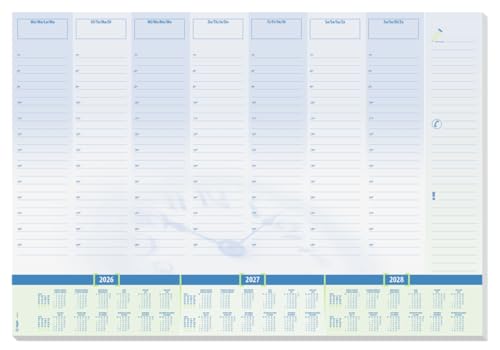 SIGEL H6350 Papier-Schreibtischunterlage DIN A2, Kalender 2026 -...