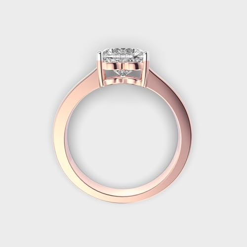 Bague solitaire cœur Joséphine en argent pour éviter les reflets ternes des bijoux - 4