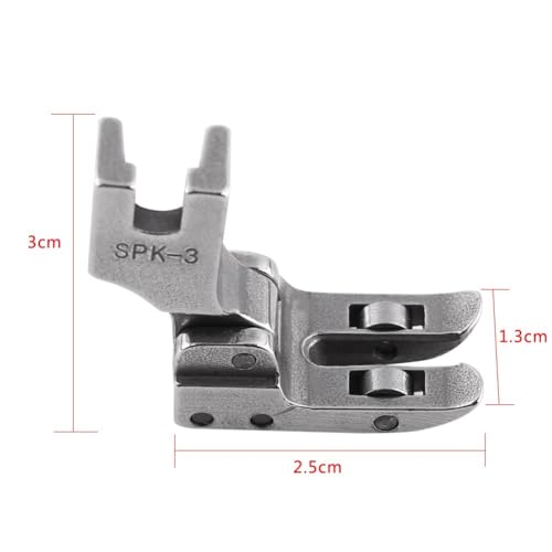Pie prensatelas rodillo para máquina de coser industrial miniatura 2