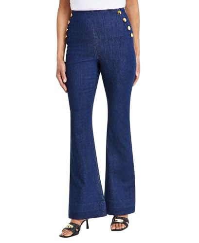 I.N.C. Women's Button-Trim High-Rise Jeans4