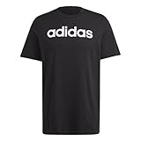 adidas originals t shirt rot herren Regulär geschnitten adidas Herren Essentials Single Jersey Linear Embroidered Logo Langarm T-Shirt, Schwarz, M EU