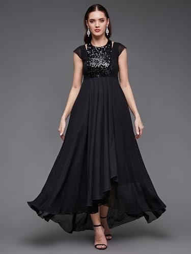 Robe longue col rond confortable : masquez les complexes, sublimez l'allure