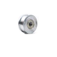 XL15T Timing Belt Pulley Gear Smooth Idler Pulley Bore 6mm for 10mm Width Belt Bore 6mm, Smooth Surface