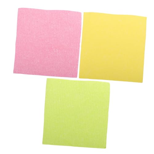 PATKAW 3 Piezas paño de Cocina Reutilizable esponjas para Fregar depuración Plato Kitchen Towels arrumação cozinha paños de Cocina útiles Trapos de vajilla Pulpa de Madera de algodón