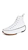 Converse Run Star Hike Hightop Sneakers, White/Black/Gum, 9.5 US Women/8 US Men
