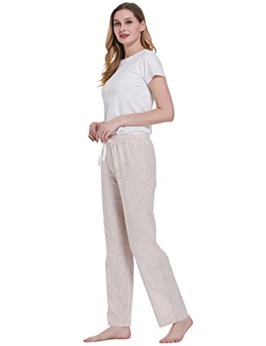 Image of CYZ Women's 100% Cotton Woven Poplin Sleep Pajama Pants