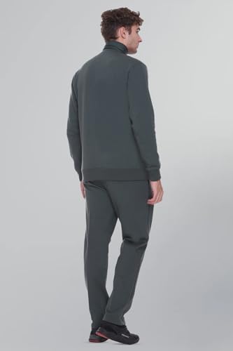 Image of GODFREY Zipper Track Suit For Man Winter Wear High Neck Cotton Tracksuit- Co ords For Men Regular Fit