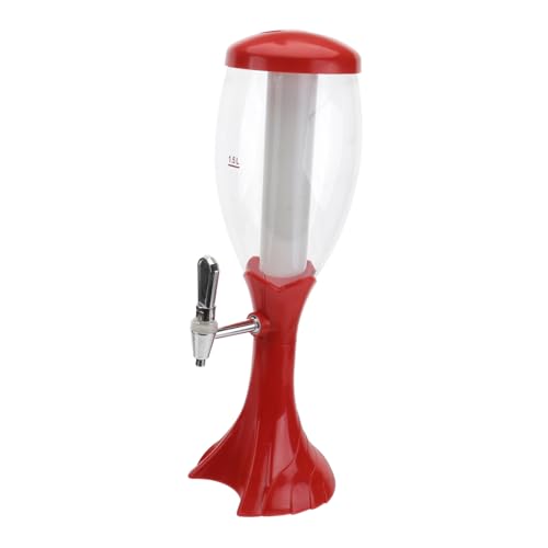 COLLBATH 1.5l Beer Dispenser Tower Faucet Stylish Party Beer Tower Beverage Dispenser for Practical Beer Barrel