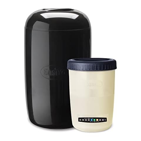 EasiYo Black 1KG Yogurt Maker with Jar Cover