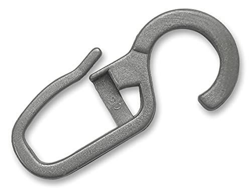 Faltenleghaken chromfarben matt für 28mm Stilgarnitur 20 Stück Cover